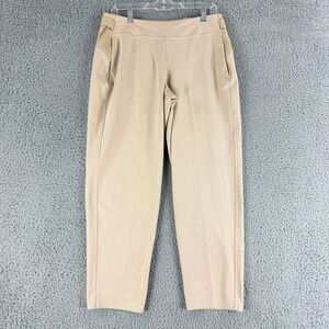 Lululemon Lab‎ Womens Pants Size 10 Tan Beige Technical Stretch Workwear LW5FLPS